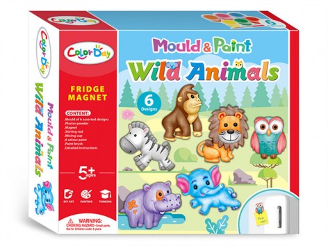 Набор детского творчества Форма и краски - Животные магниты на холодильник 27*23*5.5