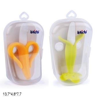Погремушка детская K999-508C/509C прорезыватель банан набор 2 вида в коробке 13,7*4,8*7,7