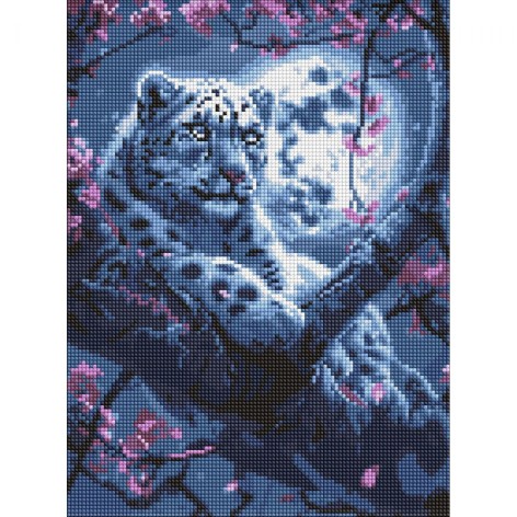 Алмазная мозаика "Лунная тишина" 30х40см