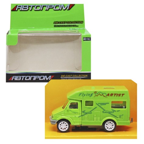 Машина металева АВТОПРОМ зелена