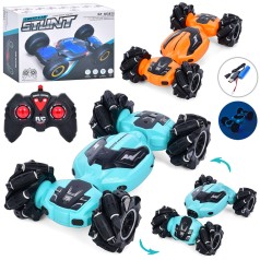 Радіокерована машинка 2.4G 26см акумуляторна USB-зарядне обертання 360 світло роликові колеса 2 кольори