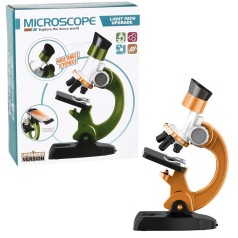 Микроскоп со светом оранжевый