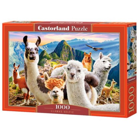 Пазлы "Ламы в горах", 1000 элем.