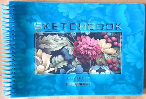 Скетчбук N9667,А5,40арк.,чисті аркуші,100г/м2