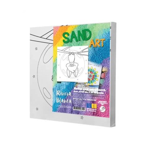 Набор для росписи песком 25*25 "Кожанчик" ТМ "RIVIERA BLANCA", шт