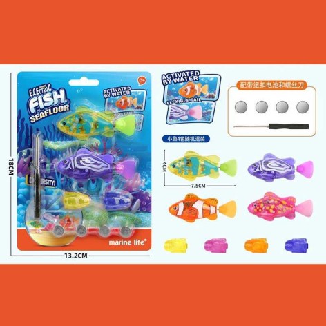 Роборибка 2 вида, на листе 