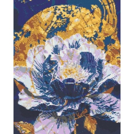 Алмазная мозаика "Удивительный цветок" 40х50 см
