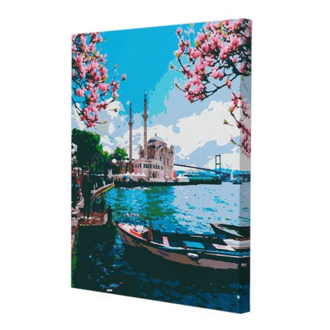 Картина за номерами Riviera Blanca "Мальовничий Босфор" 40x50 см 24 кольори (RB-0090)