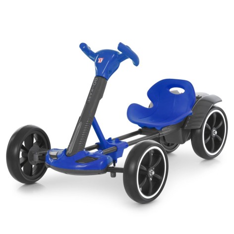 Електрокарт M 6072EBR-4 (1шт) р/к2,4G, 1мотори35W, 1акум6V4AH, EVA, BLUETOOTH, музика, світло, синій