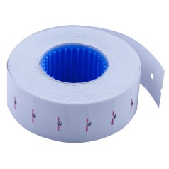 Ценник 22*12мм (1000шт, 12м), прямоугольный, внутренняя намотка, белый 10шт. в уп. 