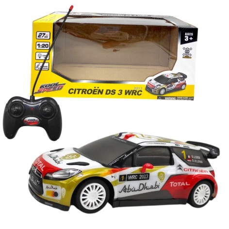 Машинка на радіокеруванні "CITROEN DS 3 WRC" на батарейках 1:20 (29,8x15,5x14 см)