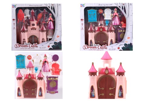 Замок для ляльок лялька, меблі, в коробці 30*12*23,6 см