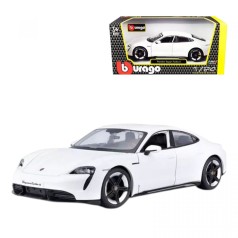 Автомодель - PORSCHE TAYCAN TURBO S 1:24 (БЕЛЫЙ)
