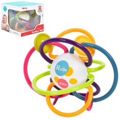 Погремушка шар, прорезыватель, в кор-ке, 11-11-11см 