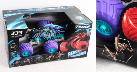 УЦЕНКА 20% Р/К машина,2.4G,32см,акум,USB-заряд,гумові колеса,світло,трансформується,корпус,що не б'ється,2 види,в кор-ці,45-25-23см /4/