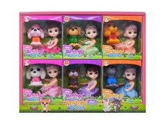 Кукла, высота куклы 15 см, резиновое пискавка /28/168/6шт в кор.