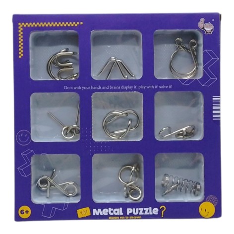 Игрушка "Металлические головоломки", 9 штук (вид 2)