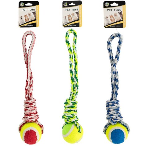 Игрушка для домашних животных Мяч на мотузке 35 см  646