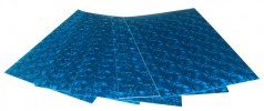 Кольорова ЕВА піна(Фоаміран)А4,HL-EVA-009,21х29,7см,1,80 мм 5 аркуш.блакитний