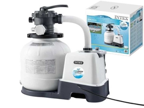 Intex Песочный фильтр-насос (ECO15220-2/QX2100), 7 900 л/ч – хлор 7 г/ч, 35 кг
