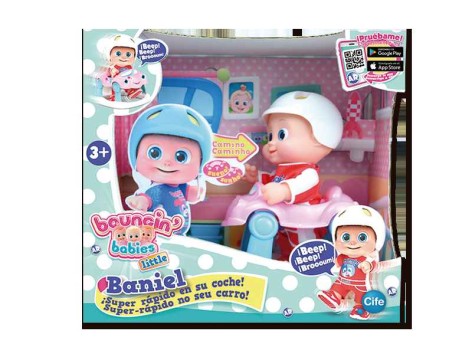 Лялька Baniel з машинкою, ходить. у кор. 26*14*24 см //