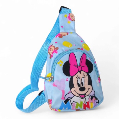 Сумочка-рюкзак 22 см Minnie Mouse голубой