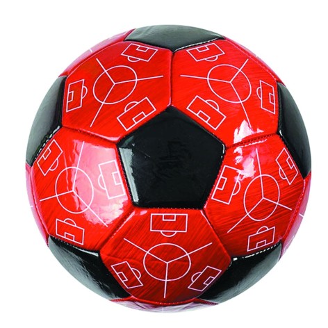 Мʼяч футбольний розмір №5, матеріал м`яка EVA (ЧЕРВОНИЙ)