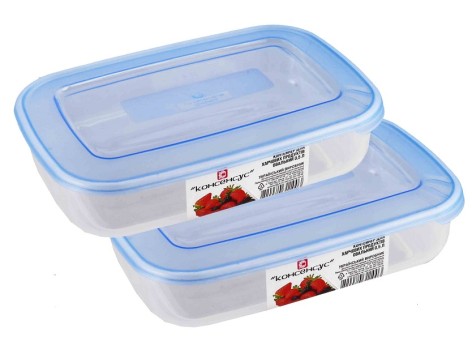 Контейнер для харчових продуктів 0,5л (2 шт.)