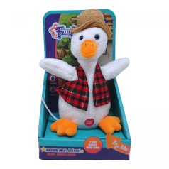 М'яка інтерактивна іграшка Гусак, танцує, співає, повтор  ВИД 3
