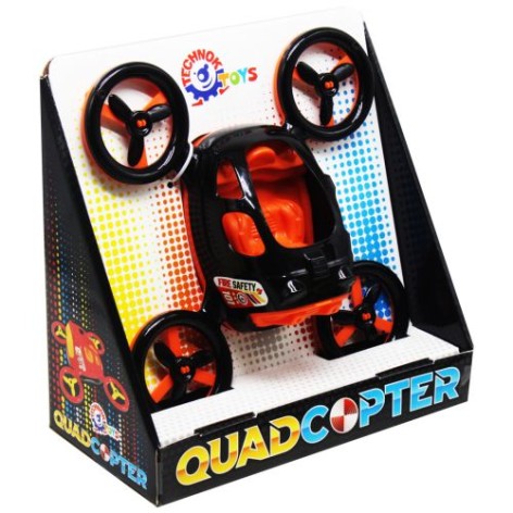 Пластикова машинка "Квадрокоптер", чорний