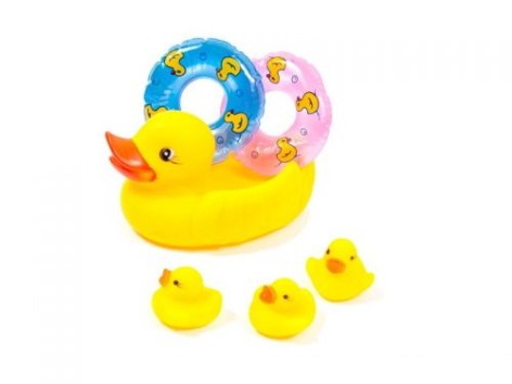 Набір гумових іграшок "Каченя-рятувальник"