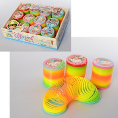 Пружинка 6см, 12шт(мікс видів) у кор. 25,5-19,5-6,5см /30