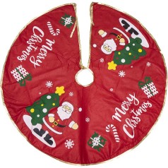 Підкладка - килимок під ялинку D90см 6241-18