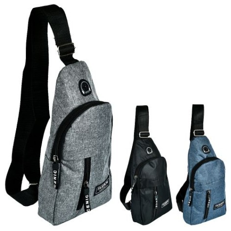 Сумка-бананка 30*17см микс цветов (R98855)