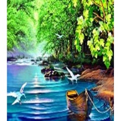 Алмазная мозаика по номерам 40*50 