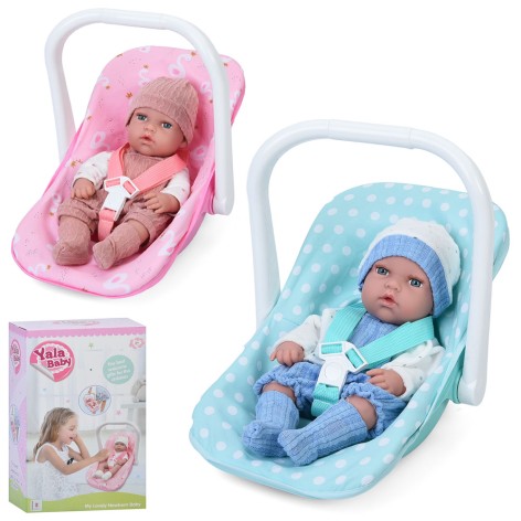 Пупс 30см, люлька-переноска 37-24-23см, 2 види, в кор-ці, 23,5-38,5-12,5см 