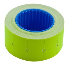 Ценник 22*12мм (500шт, 6м), прямоугольный, наружная намотка, желтый 10шт. в уп. 