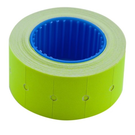 Ценник 22*12мм (500шт, 6м), прямоугольный, наружная намотка, желтый 10шт. в уп. 