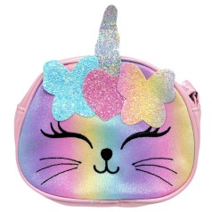 Сумочка детская "Котик" 19*15*6 см (Розовый)