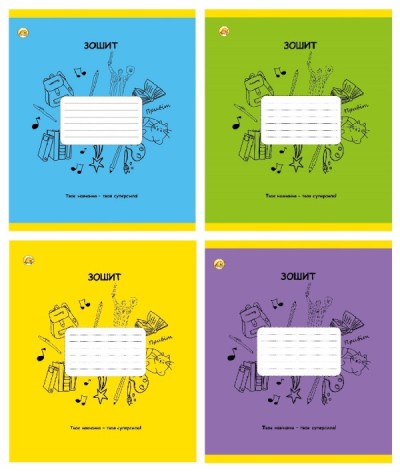 Тетрадь 12 арк.коса линия Твердая ТА53111 Фон (Монохром), 25/600, 4к. цена за 25 шт.