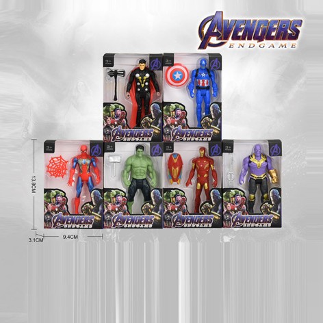 Герої 5 героїв у наборі,  13,8*3,1см*9,4см 