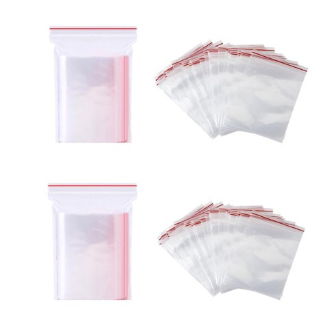 Пакети із замком 100шт Zip-Lock 6х8см, 3 шт. в уп. //