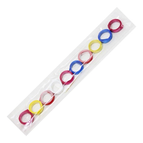 Серпантин двухсторонний цветной 1*10 лент, 2м