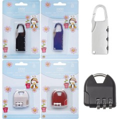 Кодовий навісний замок з карабіном (8005/02)