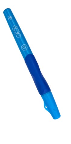 Ручка кулькова для шульги з гумовим грипом, синій