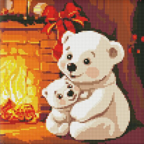 Алмазная мозаика без подрамника 