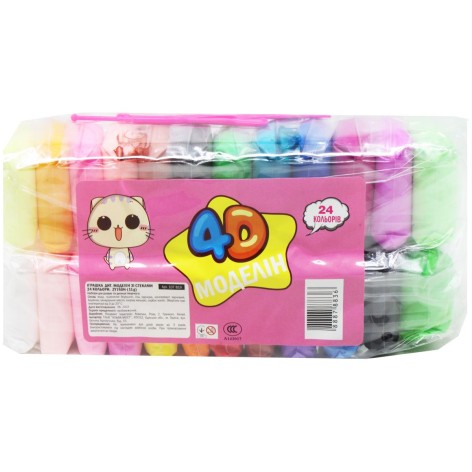 Мягкий пластилин 24 цв.