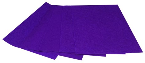 Цветная ЭВА пена (Фоамиран) А4, PLH-EVA-025, 21х29,7 см, 2,00 мм 5 листов, темно фиолетовый