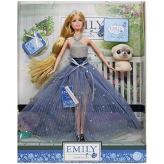 Кукла Emily ст. QJ102B (48шт/2) с аксесс., р-р куклы - 29 см, короб.– 28.5*6.5*36 см