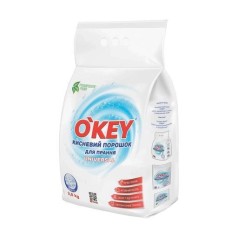 OKEY Универсальный кислородный порошок для стирки, 2.8кг